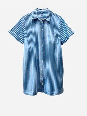 Striped Mini Shirt Dress Old Navy Blue